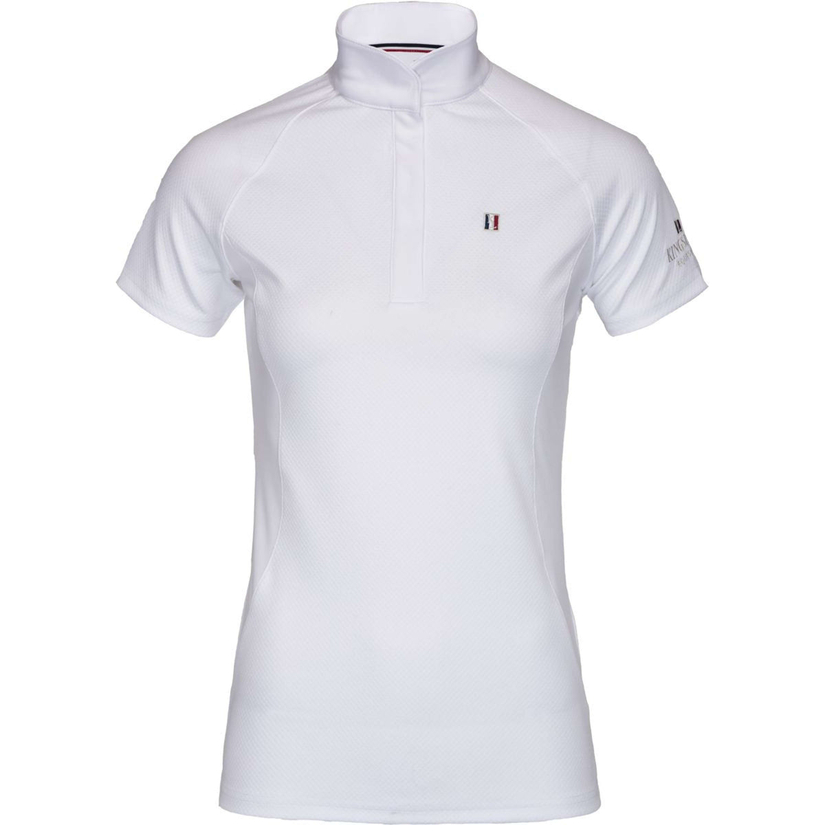 Kingsland T-shirt de Concours Classic Short Sleeves Dames Blanc