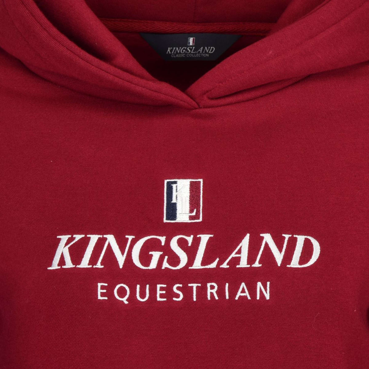 Kingsland Pull col Hoodie Classic Unisex Bordeaux