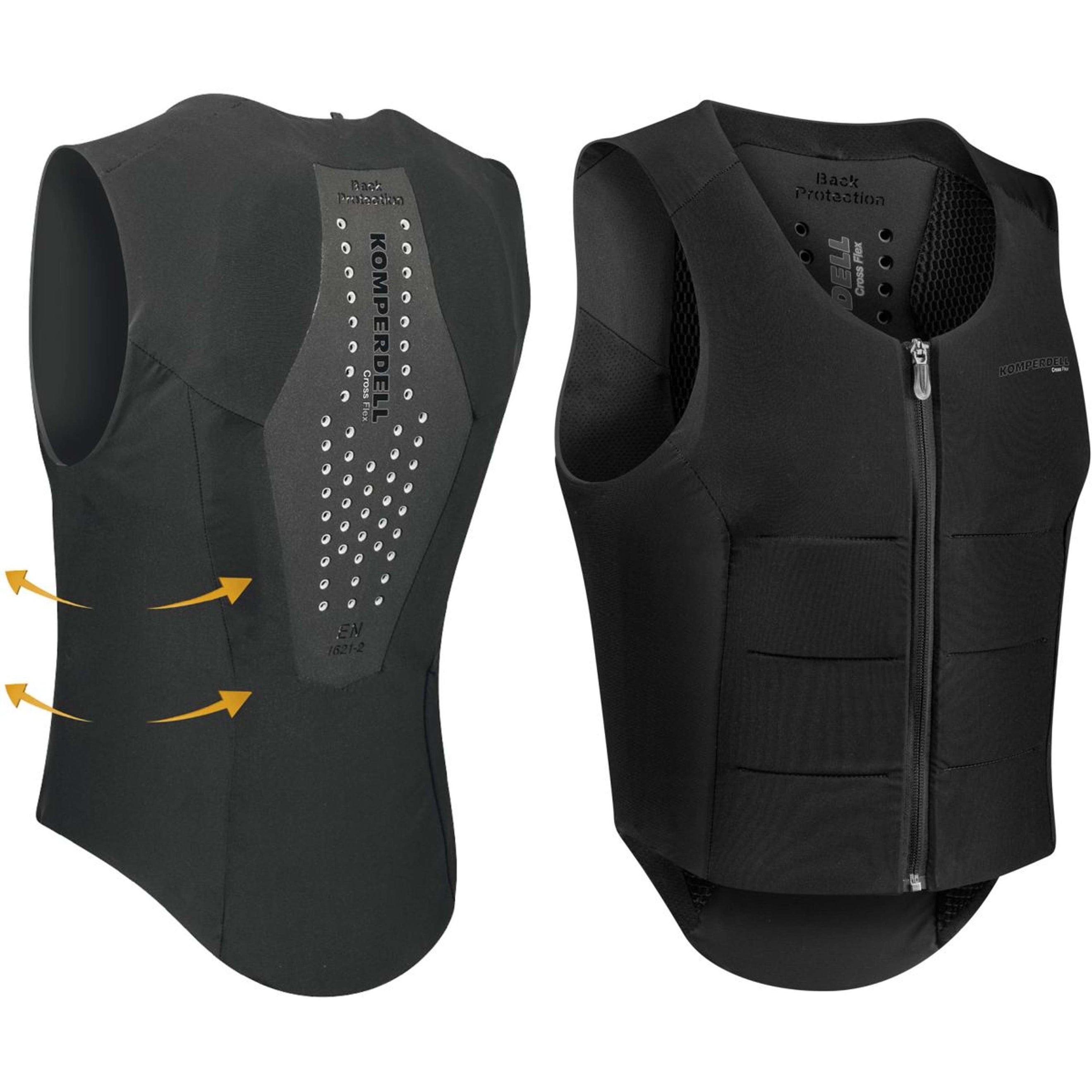 Komperdell Gilet de Protection Flexfit Regular New Noir Komperdell Gilet de Protection Flexfit Regular New Noir