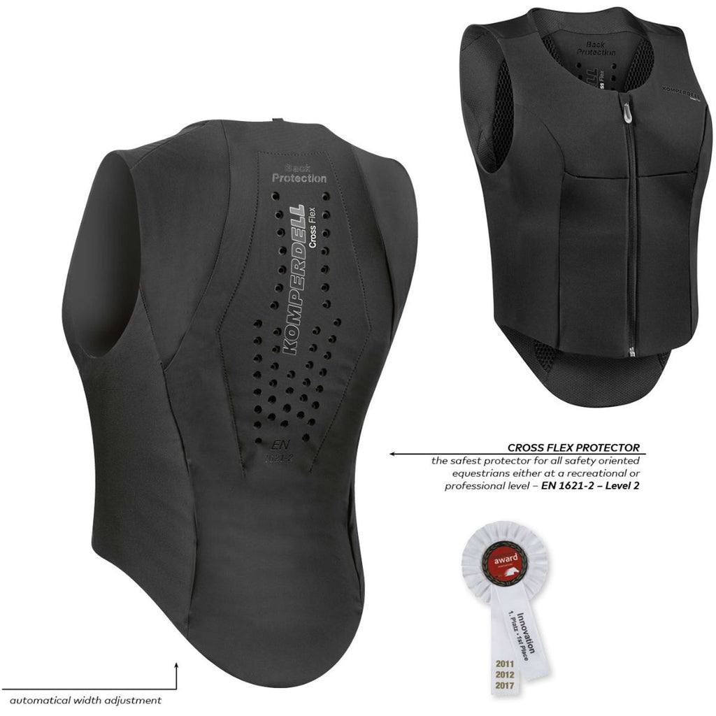 Komperdell Gilet de Protection Flexfit Mince Noir/Gris