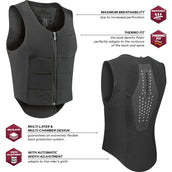 Komperdell Gilet de Protection Flexfit Regular New Noir
