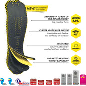 Komperdell Gilet de Protection FlexFit Pro Junior Noir/Rose