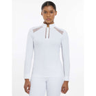 LeMieux T-shirt de Concours Camille Longues Manches Blanc