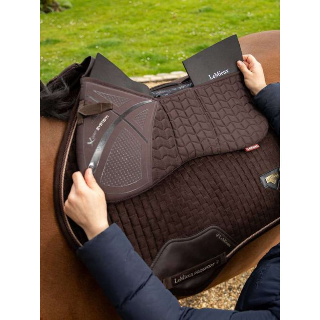 LeMieux Amortisseur Prosorb 3 pocket Quilted Marron