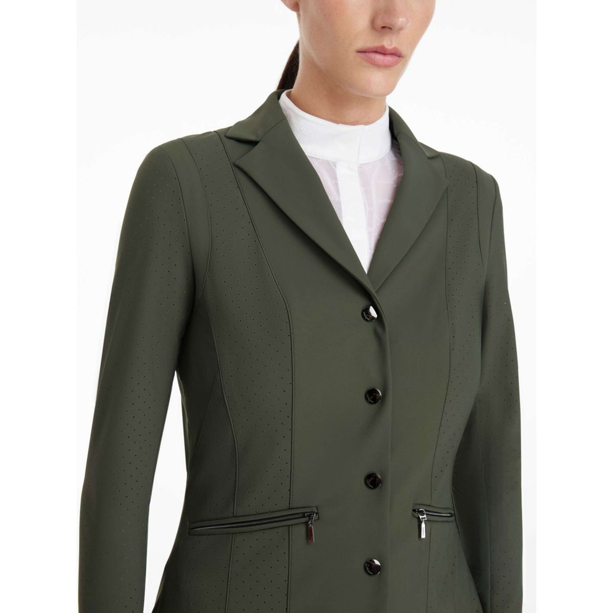 LeMieux Petite Veste de Concours Jessica Mesh Pine Green