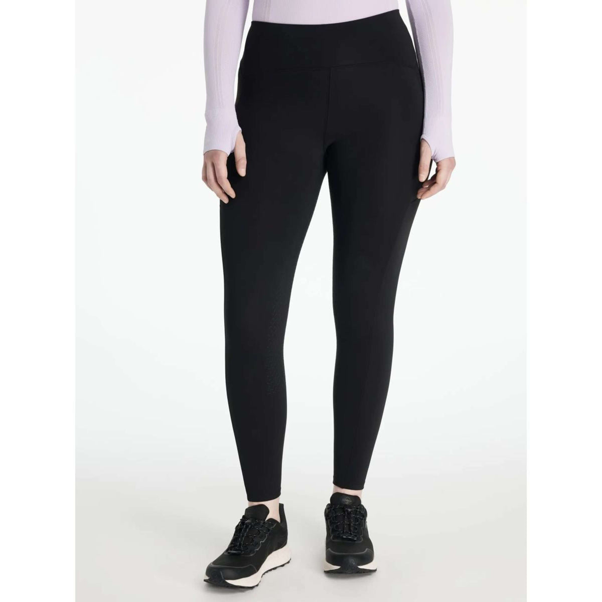 LeMieux Legging d'Équitation Natalie Full Grip Noir