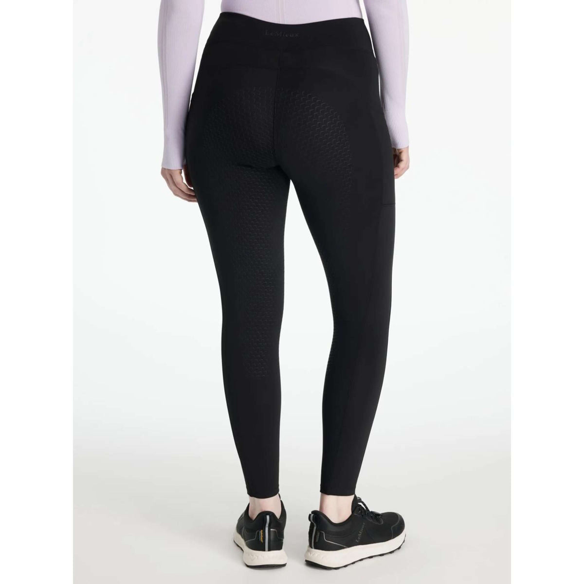 LeMieux Legging d'Équitation Natalie Full Grip Noir