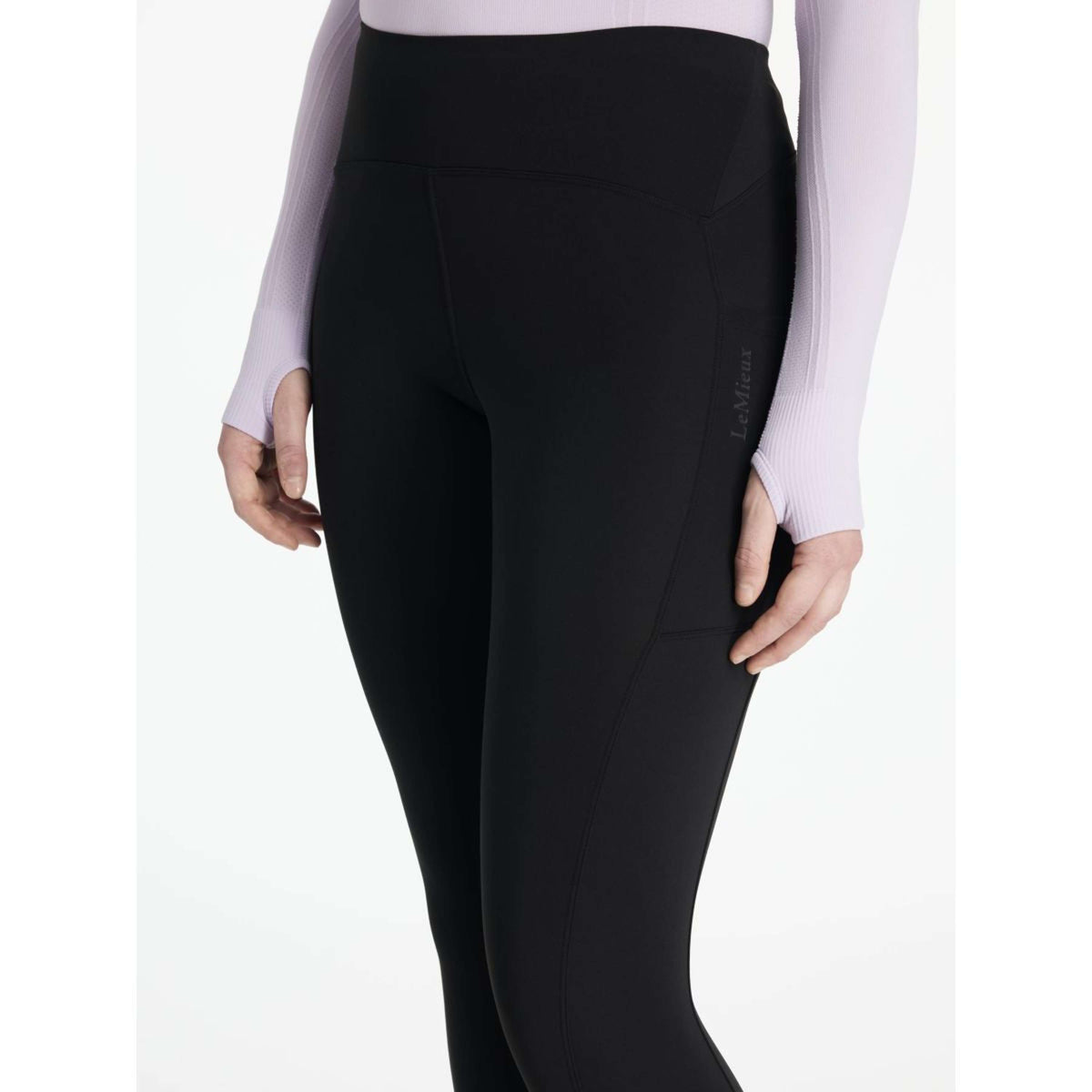 LeMieux Legging d'Équitation Natalie Full Grip Noir