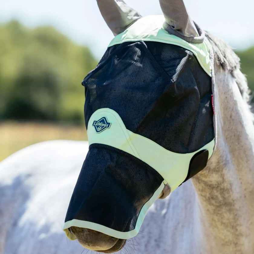 LeMieux Masque Anti-Mouches Visor-Tek Avec Filet Nez Macaron LeMieux Masque Anti-Mouches Visor-Tek Avec Filet Nez Macaron