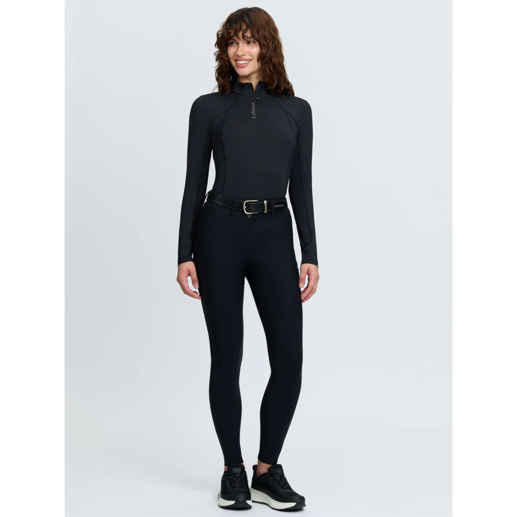LeMieux Pantalon d'Équitation Stormwear Prise de Genou Noir