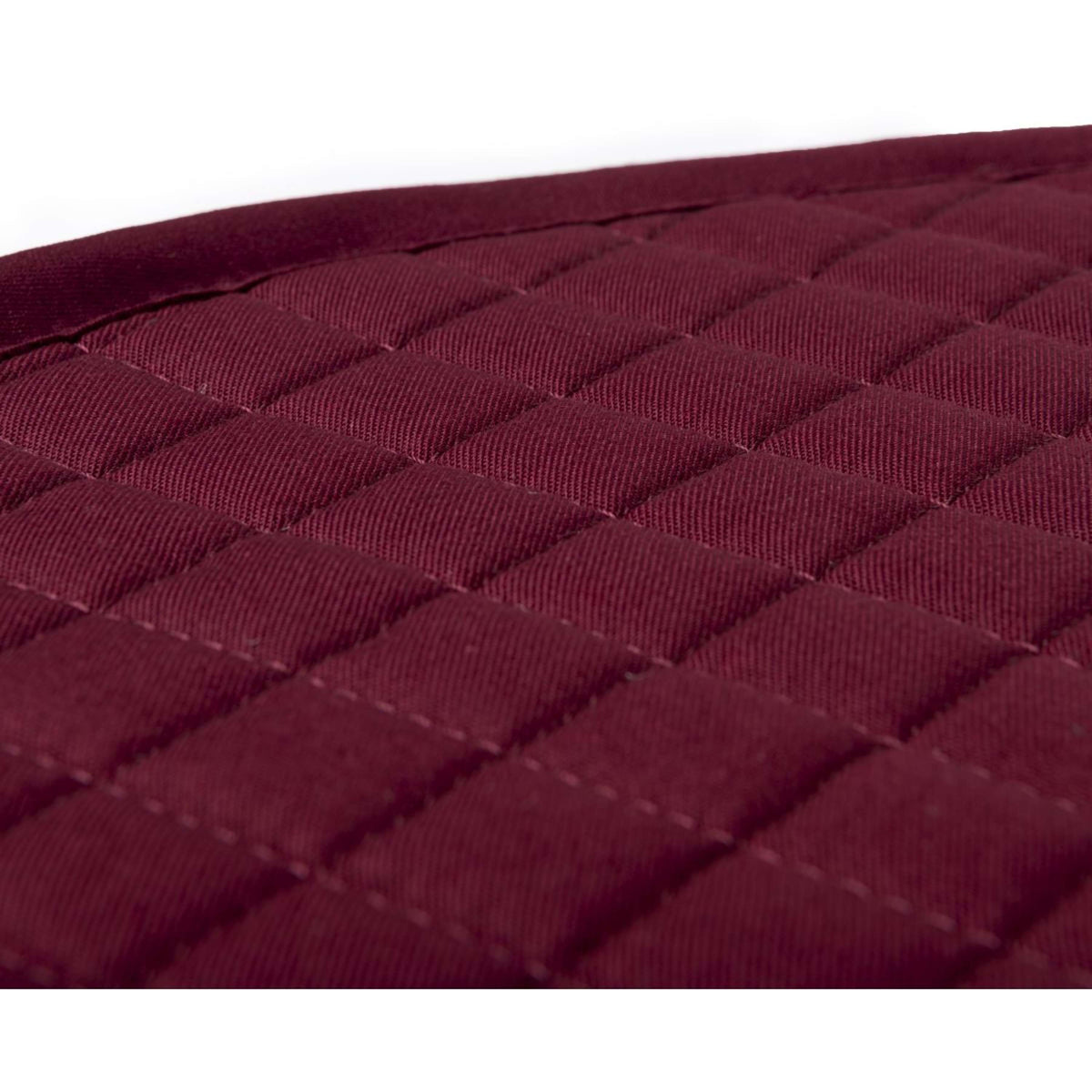 LeMieux Tapis de Selle Cotton Square Close Contact Bordeaux