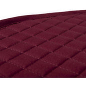 LeMieux Tapis de Selle Cotton Square Close Contact Bordeaux
