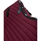 LeMieux Tapis de Selle Cotton Square Close Contact Bordeaux