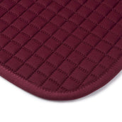 LeMieux Tapis de Selle Cotton Square Close Contact Bordeaux