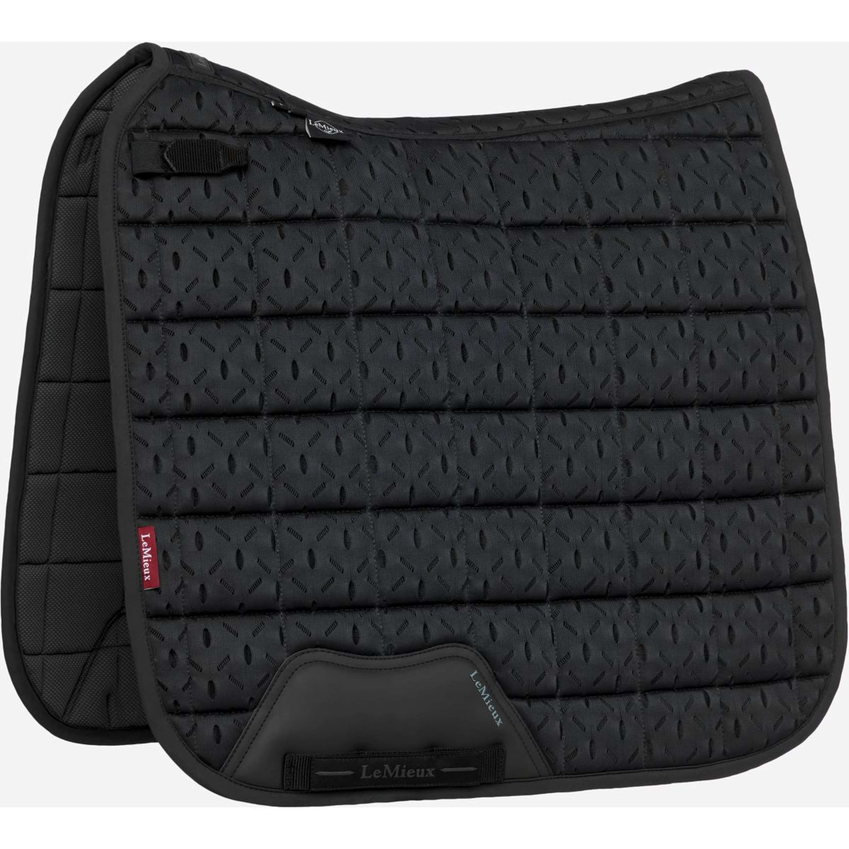 LeMieux Tapis de Selle 3D Mesh Self-Cool Square Dressage Noir