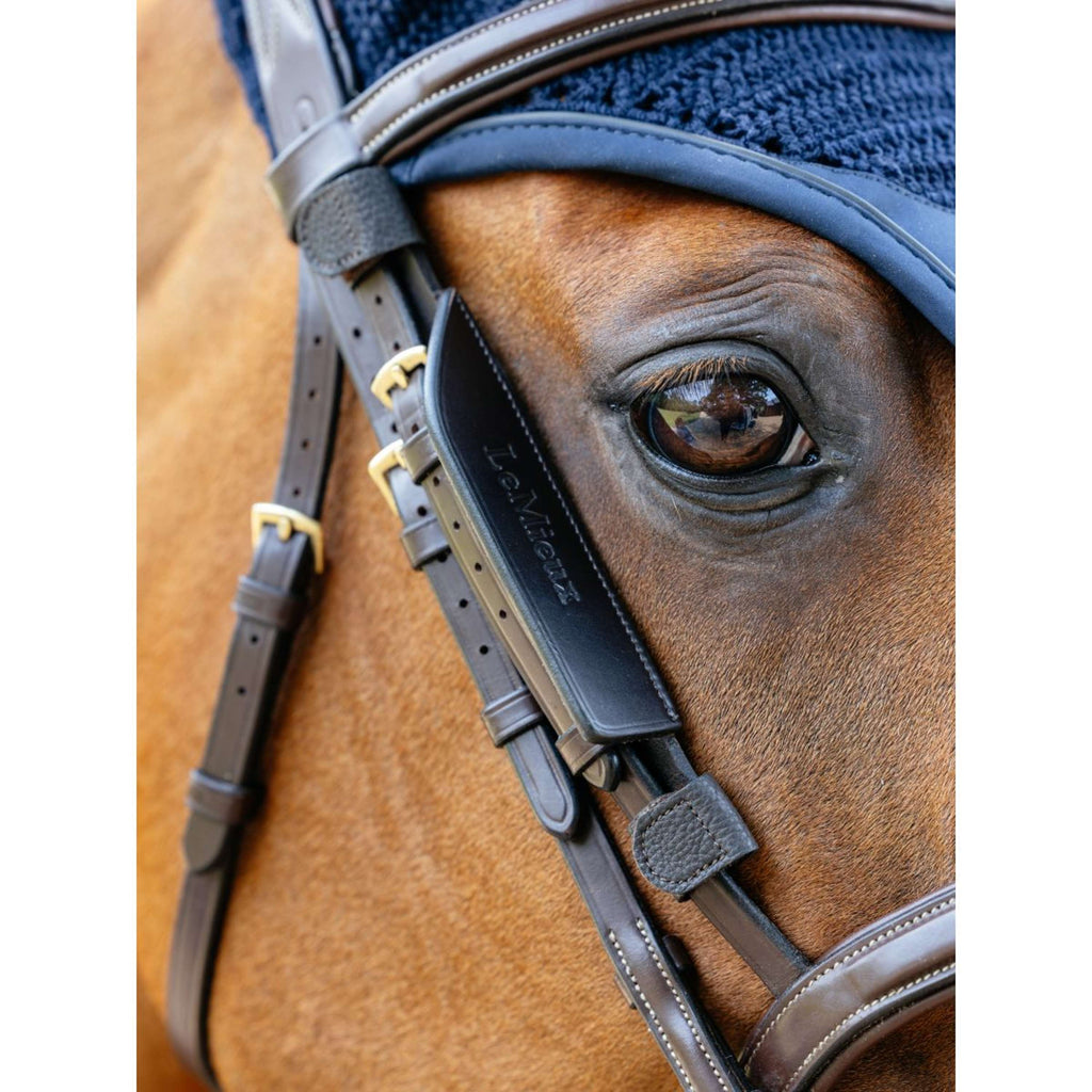 LeMieux Blinker Leather Marron