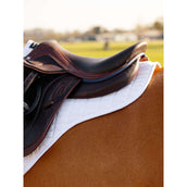 LeMieux Tapis de Selle Self-Cool Half Square Close Contact Blanc