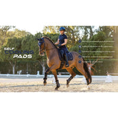 LeMieux Tapis de Selle Self-Cool Square Arctic Dressage Blanc