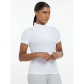 LeMieux T-shirt de Concours Sophia Manches Courtes Blanc