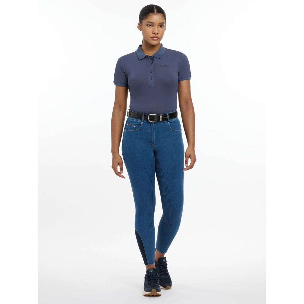 LeMieux Pantalon d'Équitation Dolly Denim Full Grip Denim