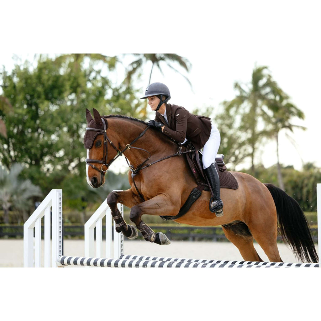 LeMieux Tapis de Selle Brilliance Close Contact Square de Saut Espresso