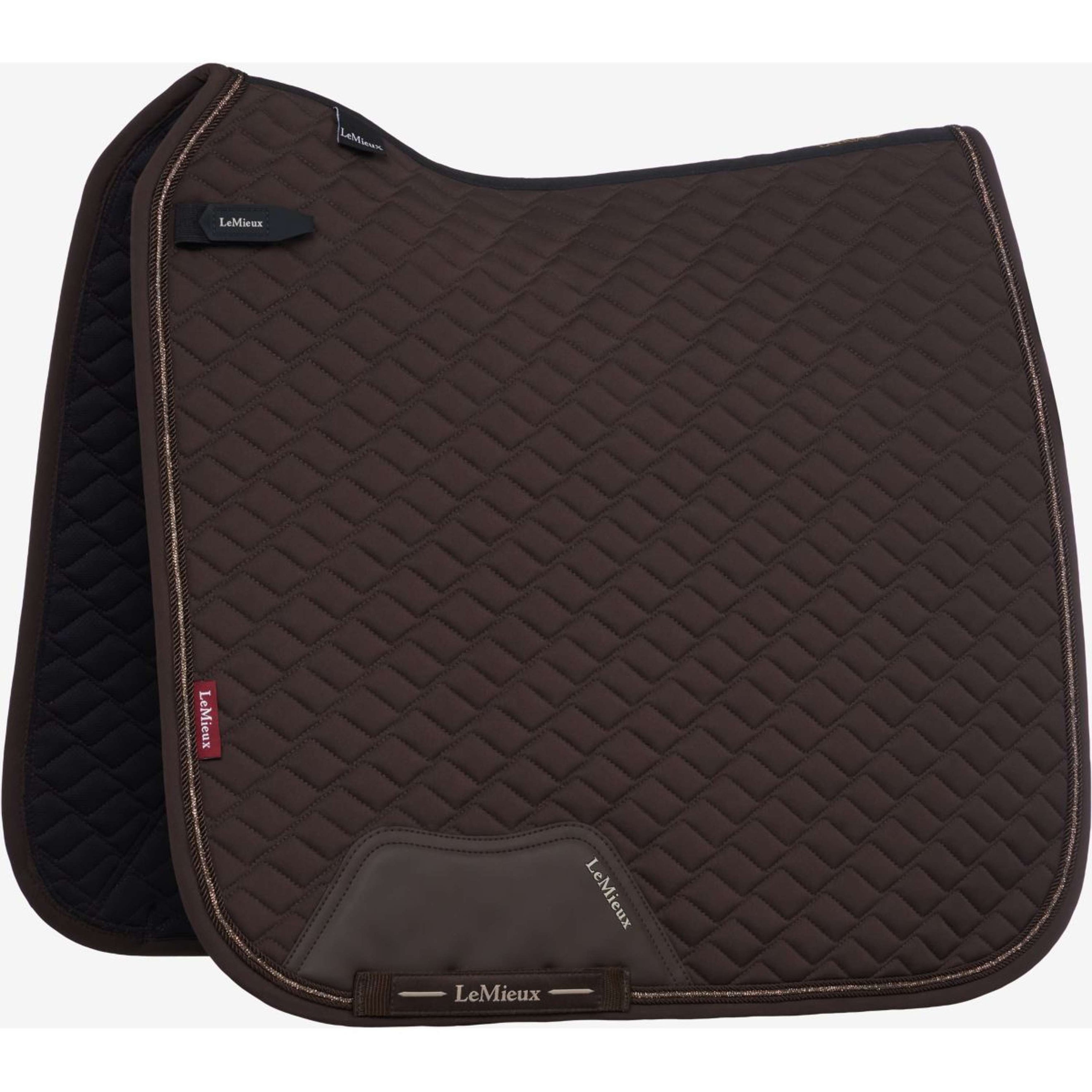 LeMieux Tapis de Selle Brilliance Dressage Espresso