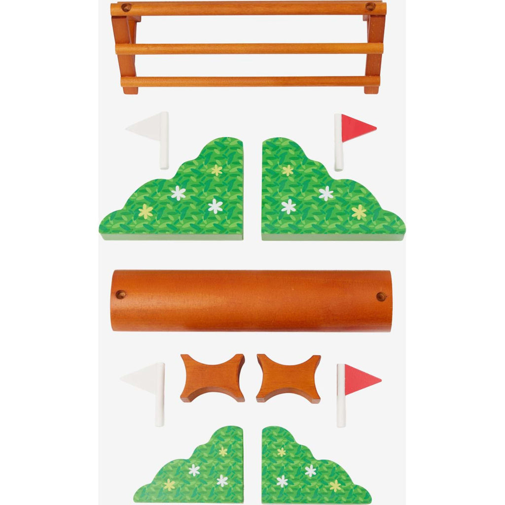LeMieux Toy Pony XC Jump Set Vert/Marron