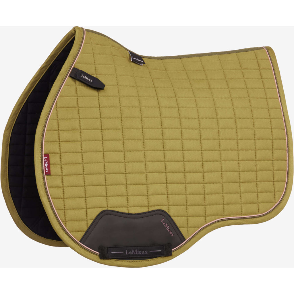 LeMieux Tapis de Selle Suede Square Polyvalence Gooseberry