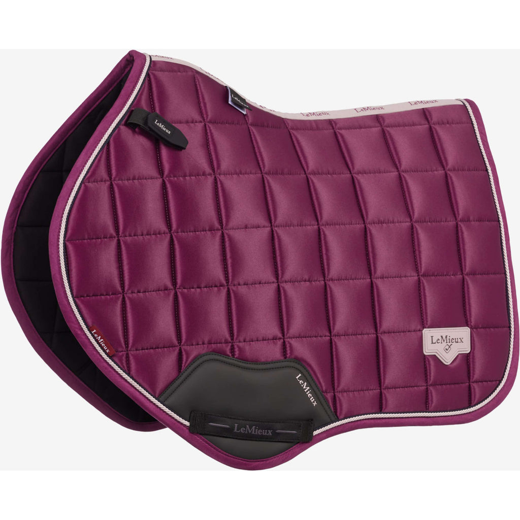 LeMieux Tapis de Selle Loire Classic Close Contact Square de Saut Blackberry