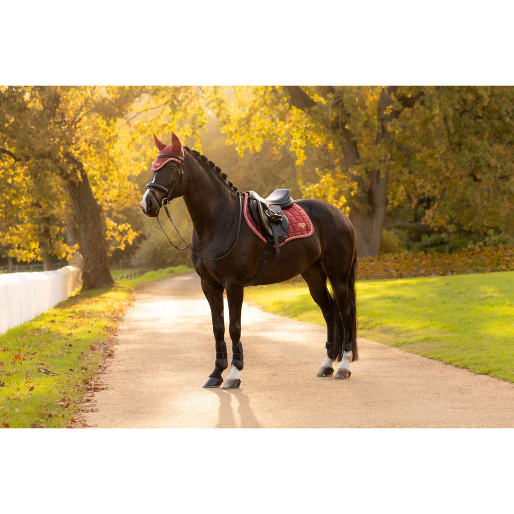 LeMieux Tapis de Selle Loire Classic Close Contact Square de Saut Russet