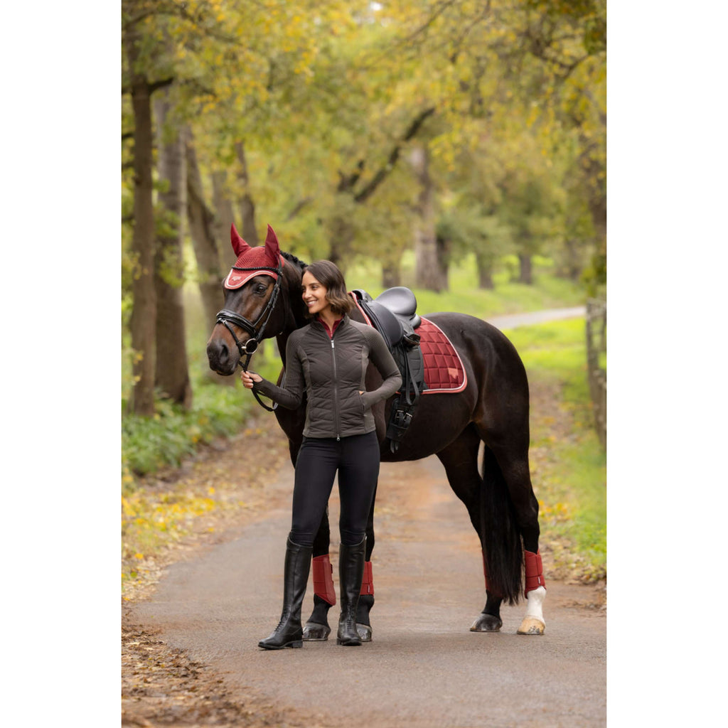 LeMieux Tapis de Selle Loire Classic Square Dressage Russet