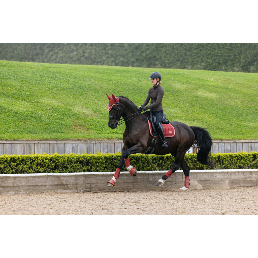 LeMieux Tapis de Selle Loire Classic Square Dressage Russet