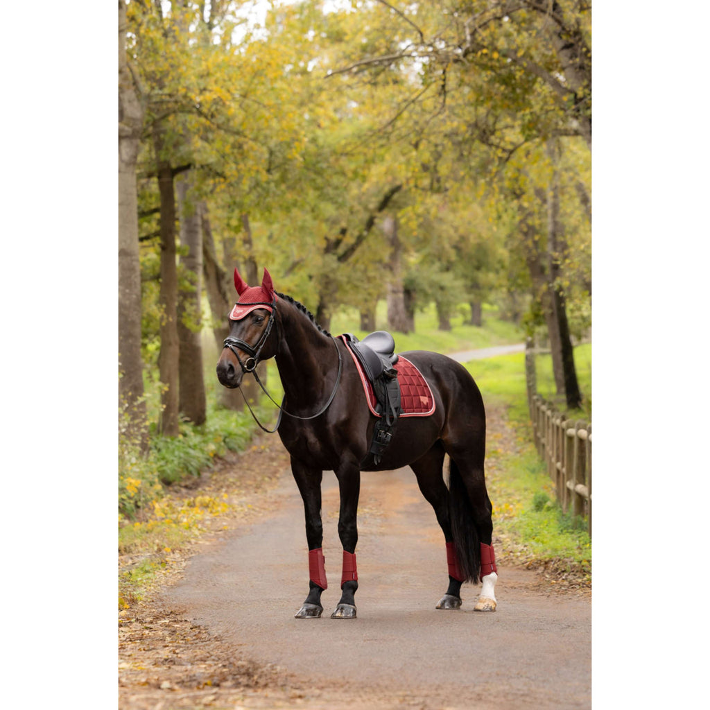 LeMieux Tapis de Selle Loire Classic Square Dressage Russet