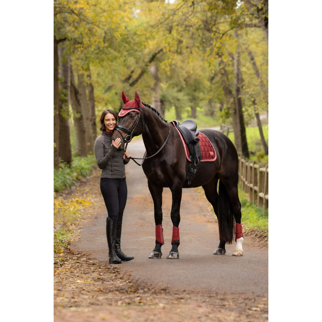 LeMieux Tapis de Selle Loire Classic Square Dressage Russet