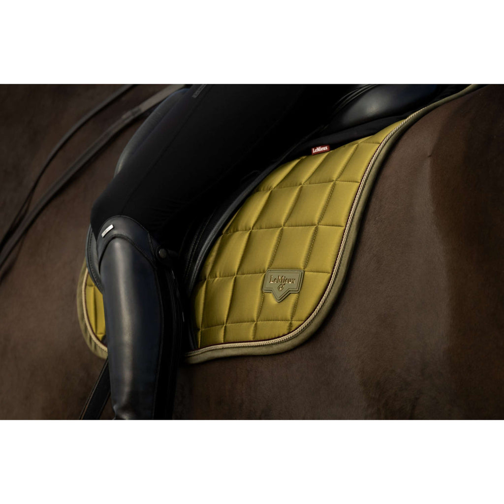 LeMieux Tapis de Selle Loire Classic Square Dressage Gooseberry