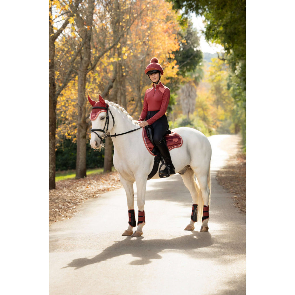 LeMieux Tapis de Selle Loire Classic Square Polyvalence Russet