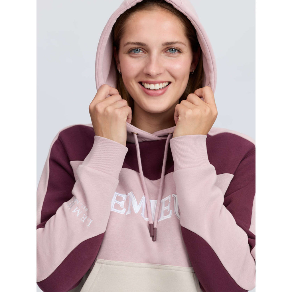 LeMieux Pull col Hoodie Kadie Colour Block Wild Rose