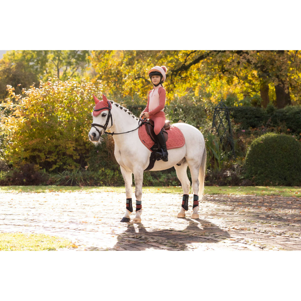 LeMieux Tapis de Selle Suede Square de Saut Spiced Earth