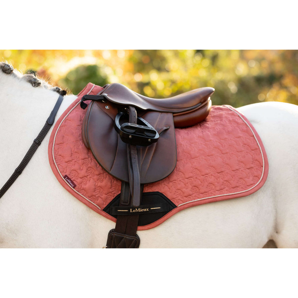 LeMieux Tapis de Selle Suede Square de Saut Spiced Earth