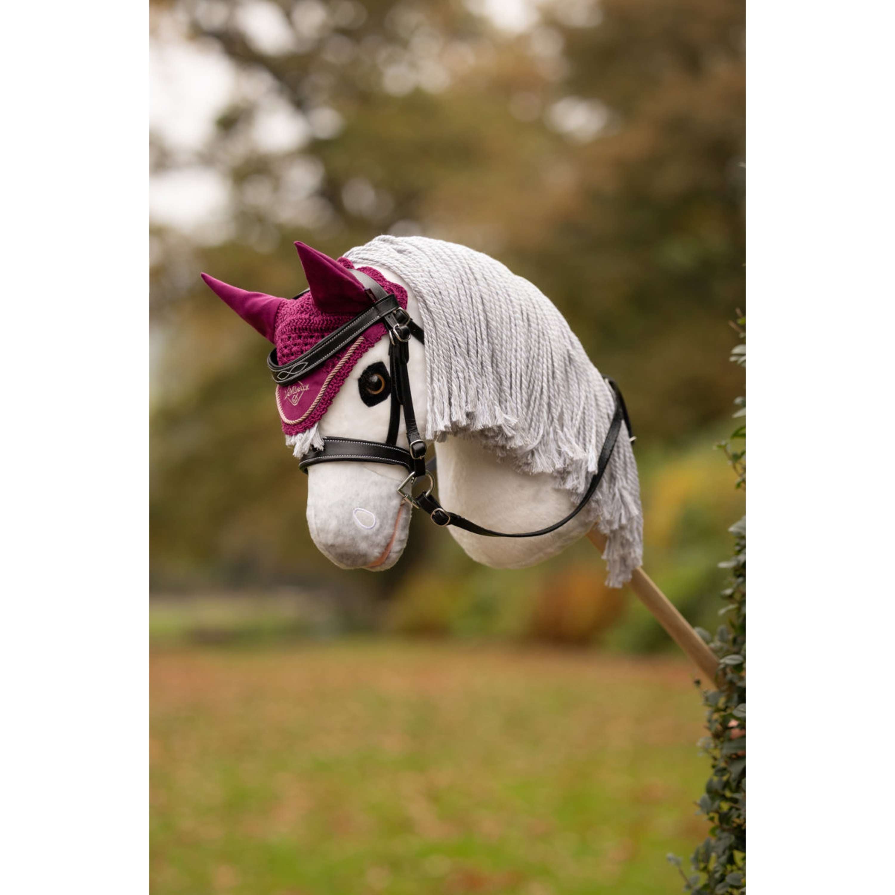 LeMieux Hobby Horse Bonnet Anti-Mouches Blackberry