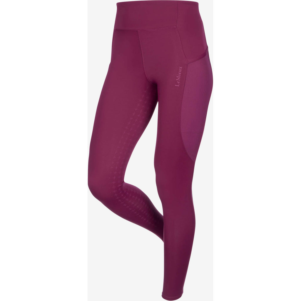 LeMieux Legging d'Équitation Naomi Full Grip Blackberry