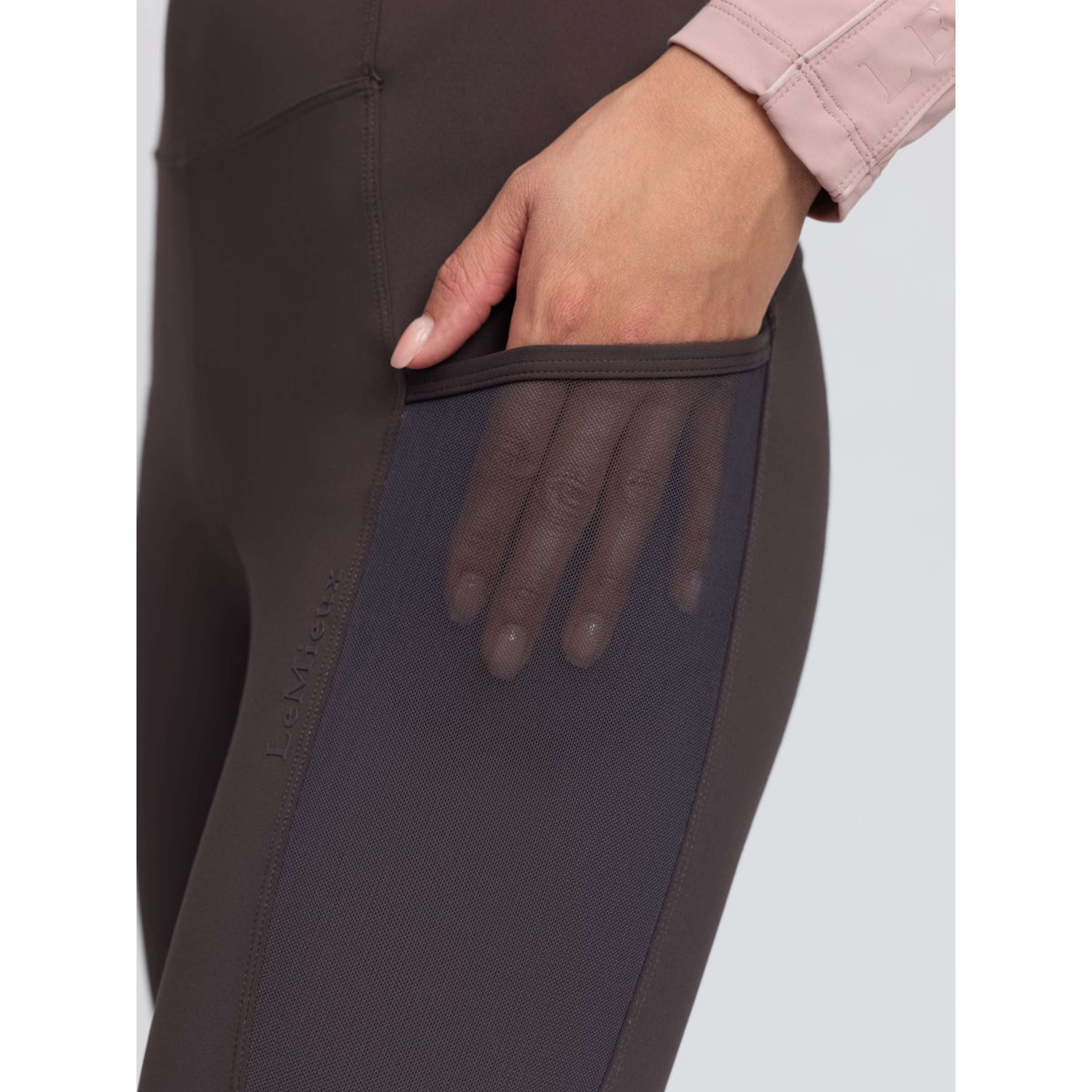 LeMieux Legging d'Équitation Naomi Full Grip Cocoa