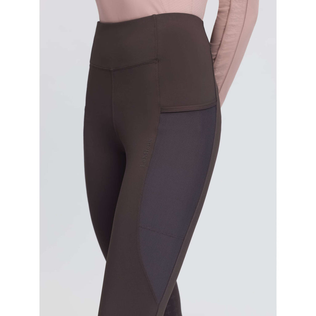 LeMieux Legging d'Équitation Naomi Full Grip Cocoa
