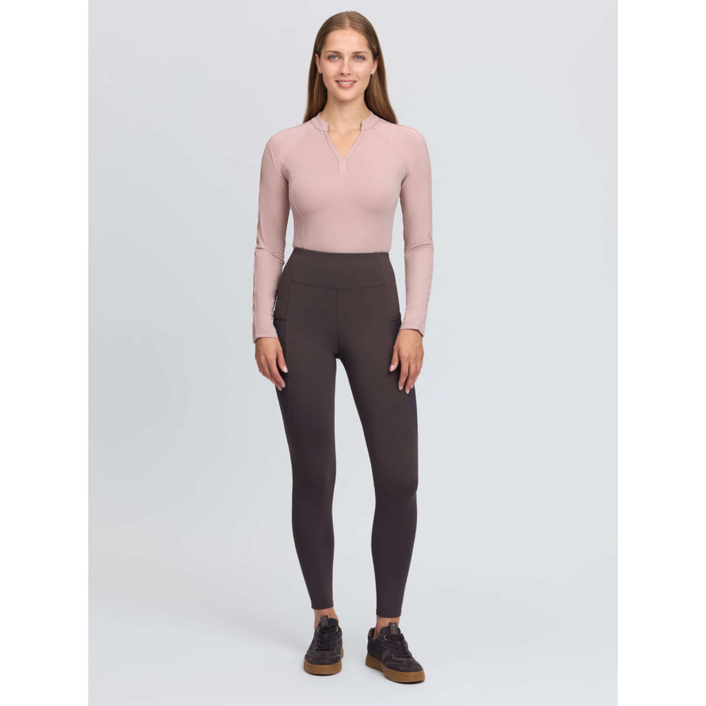 LeMieux Legging d'Équitation Naomi Full Grip Cocoa