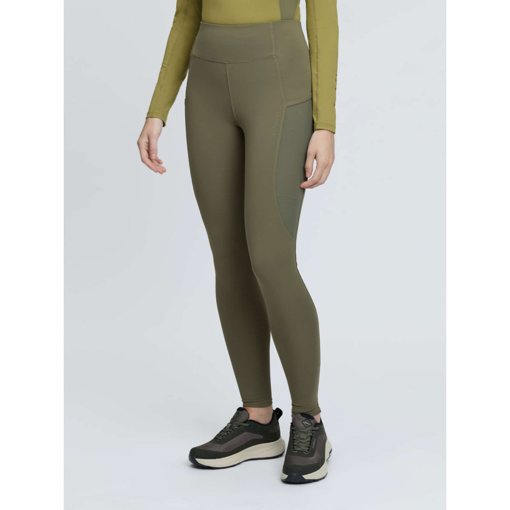 LeMieux Legging d'Équitation Naomi Full Grip Willow Green
