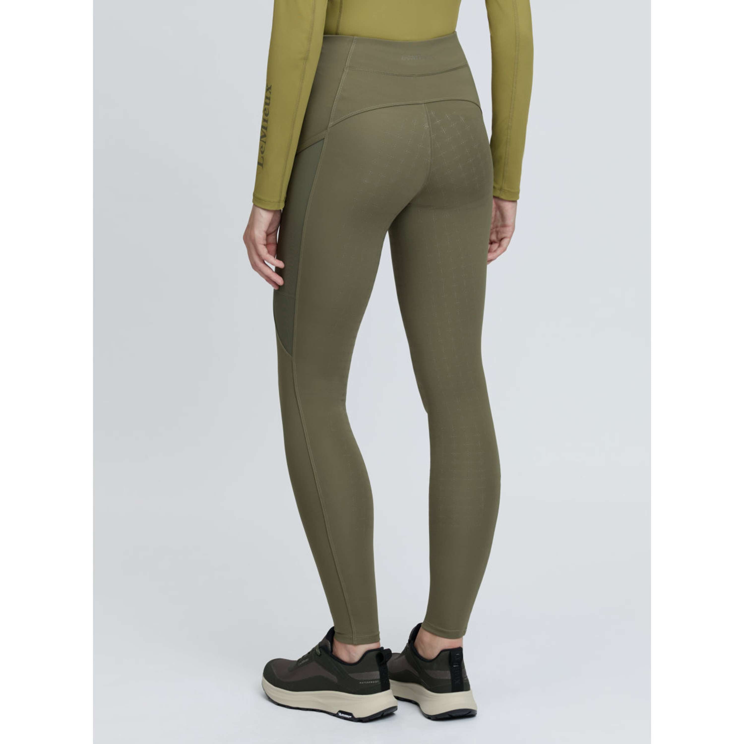 LeMieux Legging d'Équitation Naomi Full Grip Willow Green