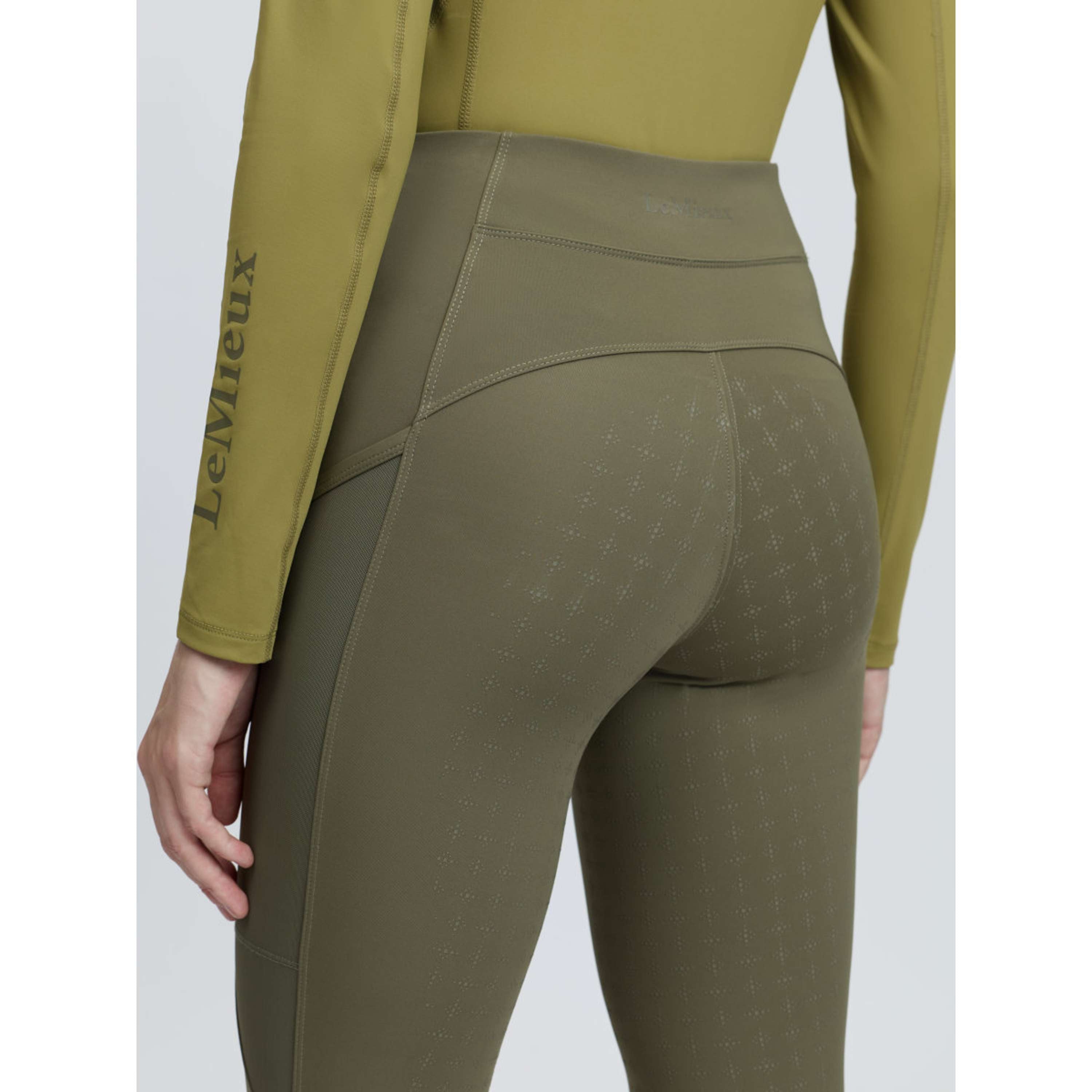LeMieux Legging d'Équitation Naomi Full Grip Willow Green