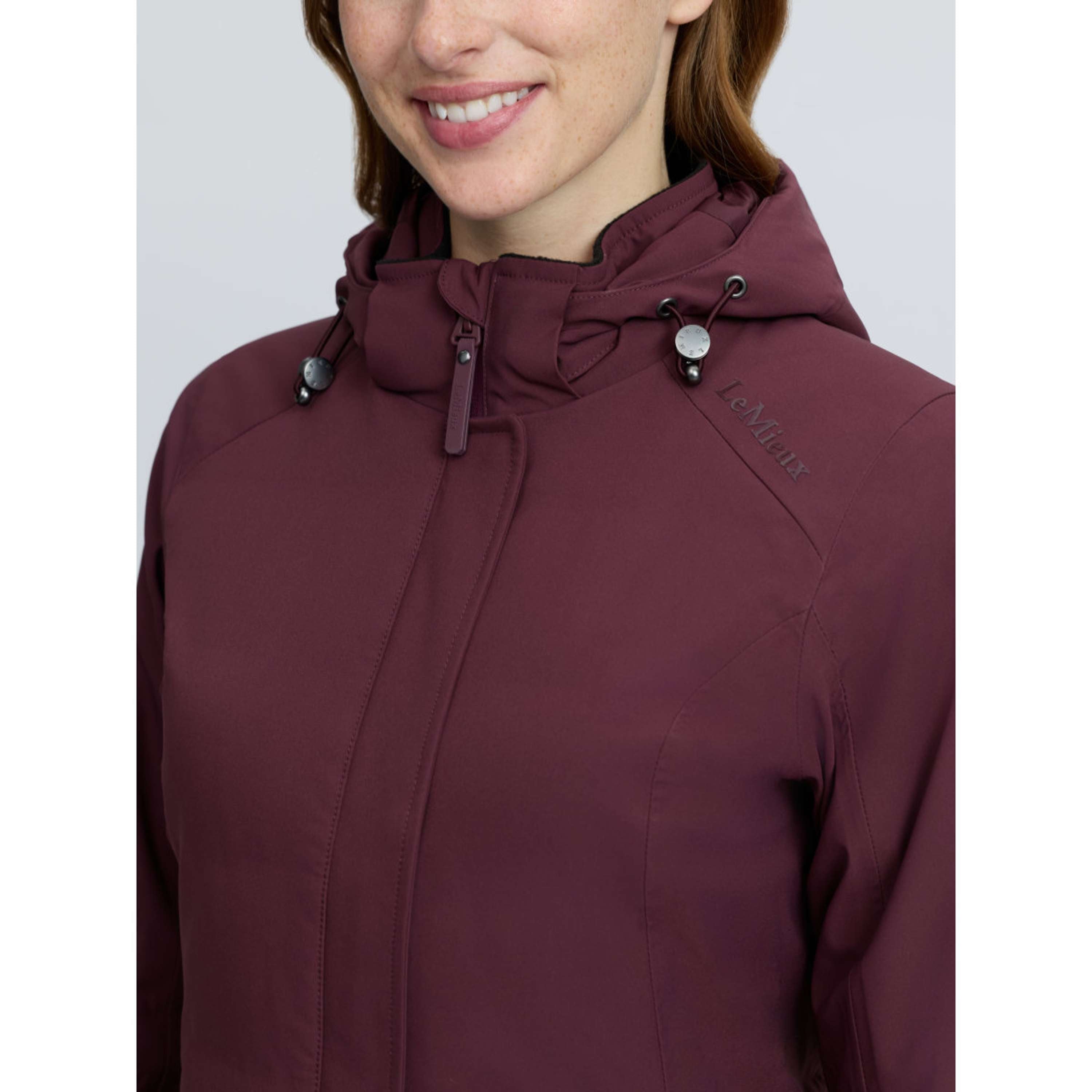 LeMieux Veste Longue Erin Waterproof Padded Bramble