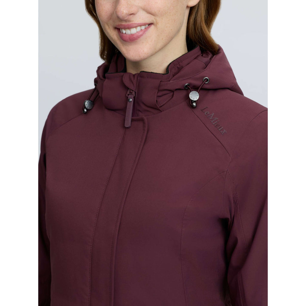 LeMieux Veste Longue Erin Waterproof Padded Bramble