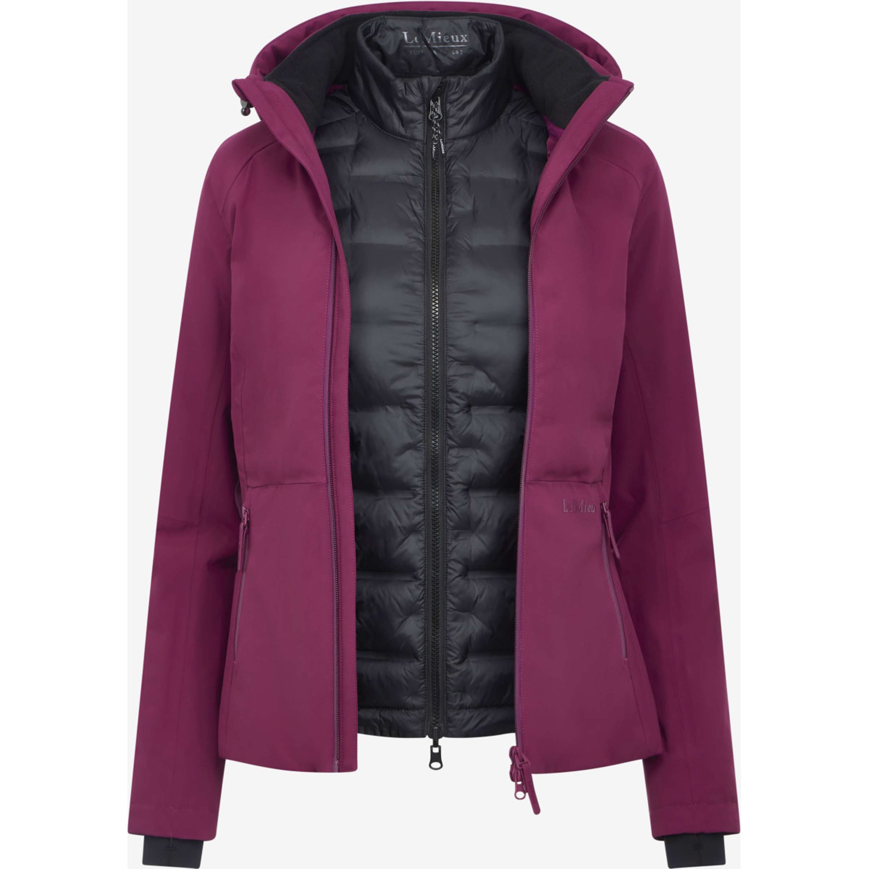 LeMieux Blouson Brooke 3-in-1 Waterproof Hybrid Blackberry
